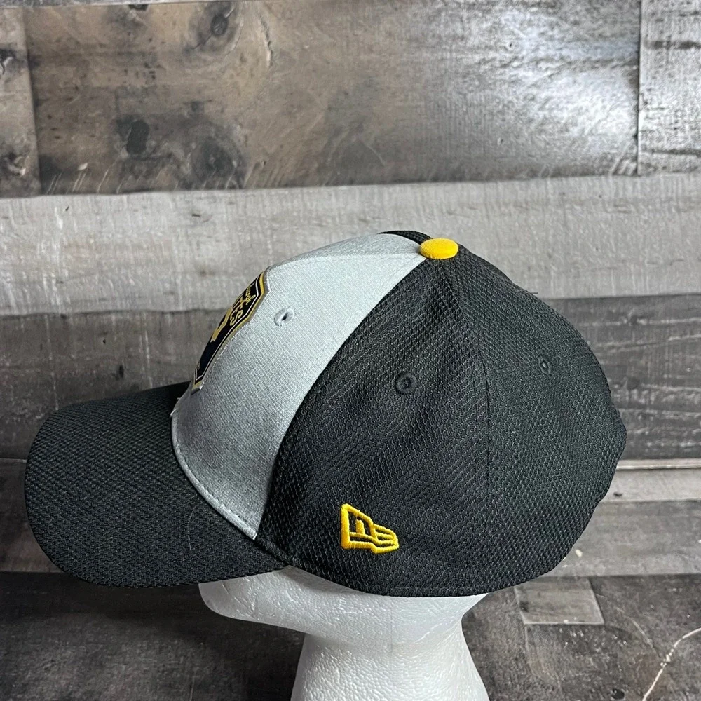 New Era Pittsburgh Pirates MLB Hat Grey Black Mesh Adjustable Baseball Cap